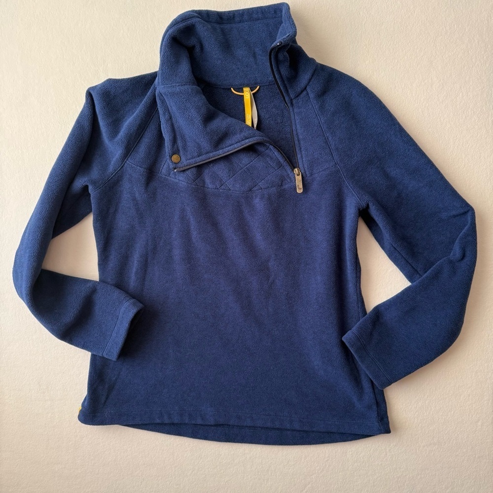 Lole Cozy Blue Quarter-Zip Pullover Size medium - Picture 2 of 9